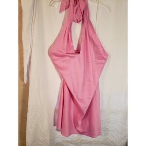 Women's Wild Fable Pink Satin Like Halter Dress Size XXL